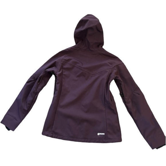Orage Soft Shell Lightweight Ski Jacket Coat L Purple Fleece Lined Waterproof - Picture 6 of 12